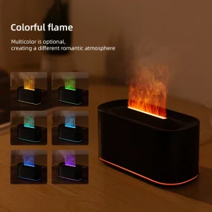 New USB Aroma Diffuser Humidifier Addable Essential Oils Aroma Diffuser with Protection Function 7 Colors Ambient Night Light